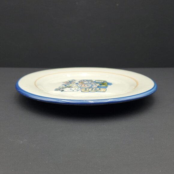 Louisville Stoneware Christmas Ornament Collection Luncheon Plate Carolers Plate - Picture 5 of 6